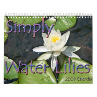 Kalender voor waterlelies