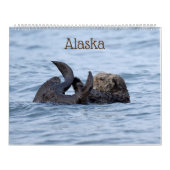 Kalender voor wilde dieren in Alaska (Hoes)