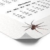 Kalender voor Wolf Spider 2015 Poster (Hoek)