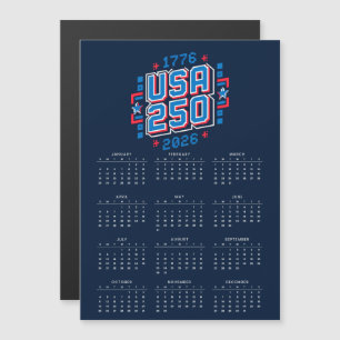 Kalender VS 250 – 1776 tot 2026 Pixel Art