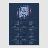 Kalender VS 250 – 1776 tot 2026 Pixel Art (Voorkant)