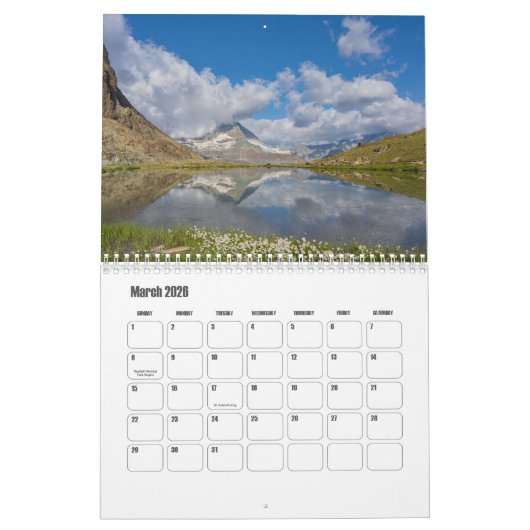 Kalender Wallis-Zwitserland (Mar 2026)