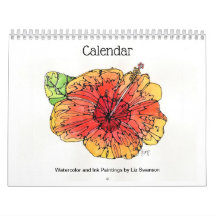 Kalender - Waterverf & Inktschilderijen.