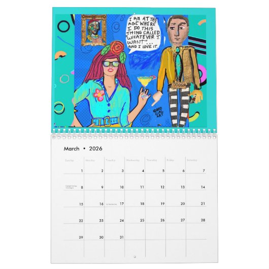 Kalender- Wees een slechte ** elke dag Kalender (Mar 2026)