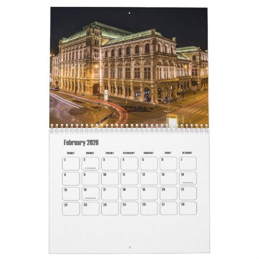 Kalender Wenen-Oostenrijk (Feb 2026)