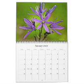 Kalender - Wilde bloemen - Macro - Uitzicht (Jan 2026)