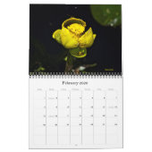 Kalender - Wilde bloemen - Macro - Uitzicht (Feb 2026)
