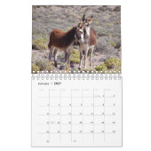 Kalender, wilde dieren, wilde buren, ezels kalender (Jan 2027)