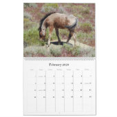 Kalender, wilde dieren, wilde paarden, Verenigde S Kalender (Feb 2026)
