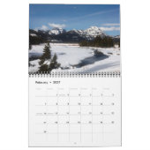 Kalender Yellowstone Park middelgrootte (Feb 2027)