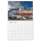 Kalender Yellowstone Park middelgrootte (Feb 2027)