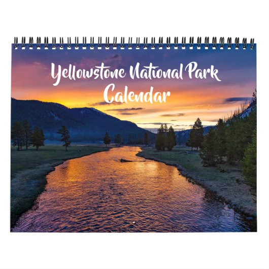 Kalender Yellowstone Park middelgrootte (Hoes)