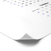 Kalender Zeemeeuw 2022 Poster - Maandag eerst (Hoek)