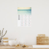 Kalender Zeemeeuw 2022 Poster - Maandag eerst (Keuken)