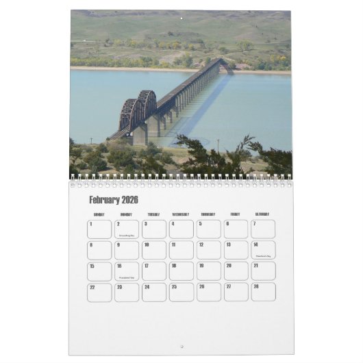 Kalender Zuid-Dakota-Verenigde Staten (Feb 2026)