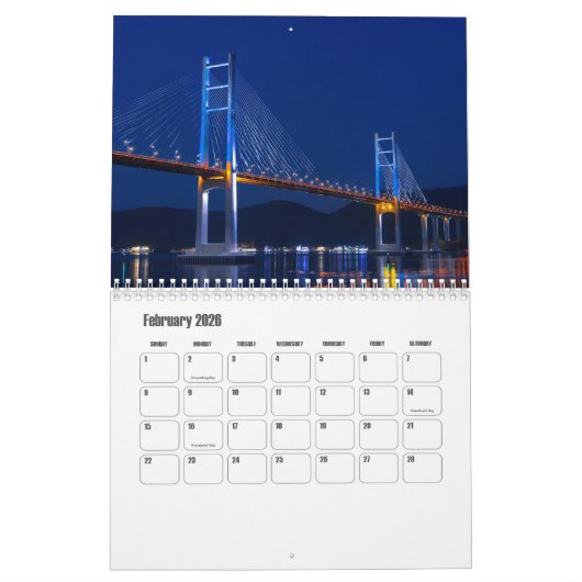 Kalender Zuid-Korea (Feb 2026)