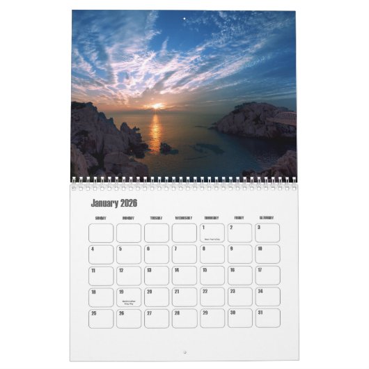 Kalender Zuid-Korea (Jan 2026)