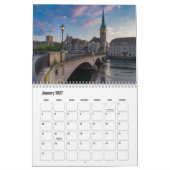 Kalender Zürich-Zwitserland (Jan 2027)