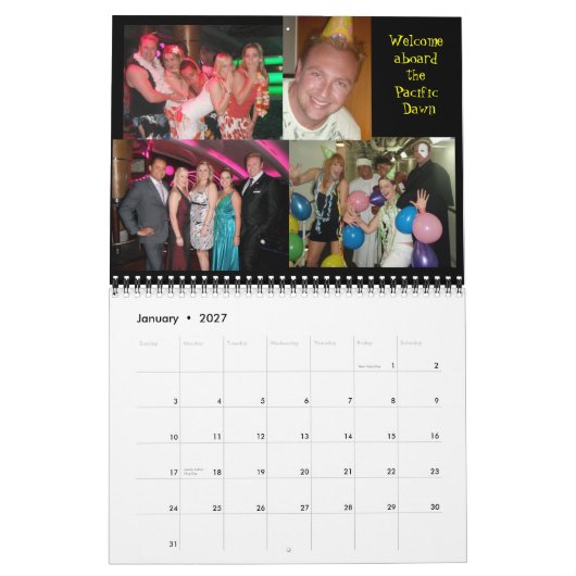 Kalenderbakken Kalender (Jan 2027)