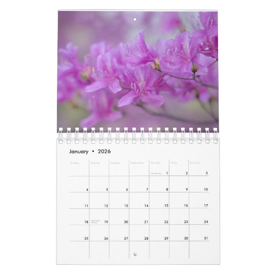 Kalenderbloemen Kalender (Jan 2026)