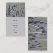 Kalenderbloemen - visitekaartje (Voorkant / Achterkant)