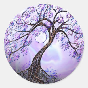 Kalenderboom Ronde Sticker