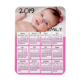 Kalenderfotomagneet 2019 magneet