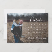 Kalenderfotoscript sla de datum op kaart (Voorkant)