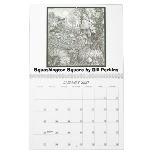 Kalenderjaar 2013: Art van Bill Perkins Kalender (Jan 2027)