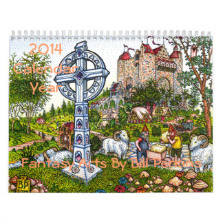 Kalenderjaar 2014 - Fantastische kunst door Bill P Kalender