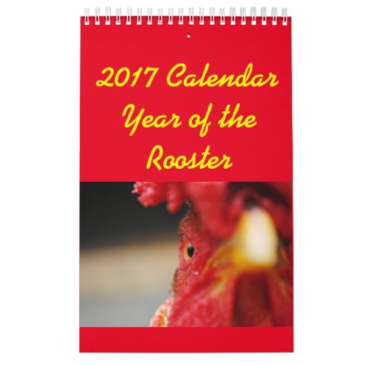 Kalenderjaar 2017 van het rooster kalender (Hoes)