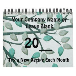 Kalenderjaar van het koken Recepten Bedrijf Promot Kalender
