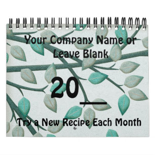 Kalenderjaar van het koken Recepten Bedrijf Promot Kalender