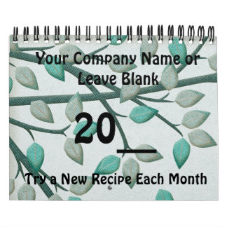Kalenderjaar van het koken Recepten Bedrijf Promot Kalender