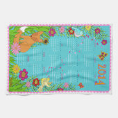 Kalenderkeuken 2014 - Fox in de tuin Theedoek (Horizontaal)