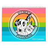 Kalenderkotterhonden en dinosaurussen kalender (Hoes)