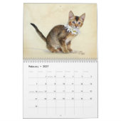 Kalenderkunst met beschutte dieren kalender (Feb 2027)