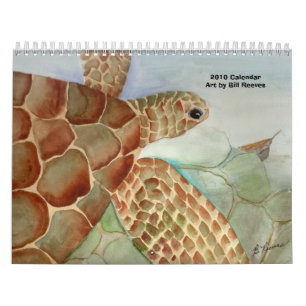 Kalenderkunst van 2010 door Bill Reeves Kalender