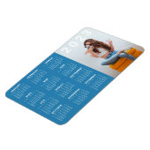 Kalendermagneet 2023 | Aangepaste kleuren en foto' Magneet (Linkerzijde)