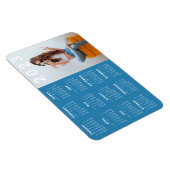 Kalendermagneet 2023 | Aangepaste kleuren en foto' Magneet (Rechterzijde)