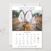 Kalendermagneet | Bespaar de DAte Magnetische Uitnodiging (Voorkant)