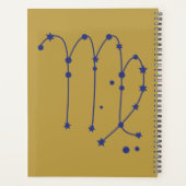 Kalenderplank voor virgo Zodiac Sign. Planner (Achterkant)