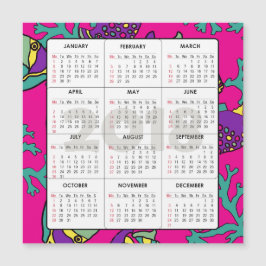 Kalenderplein 2018 Magnetische vis en koraal