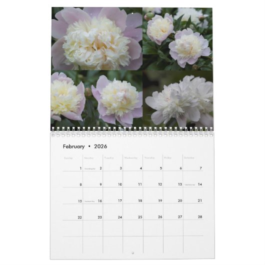 Kalenderponden uit mijn tuin kalender (Feb 2026)