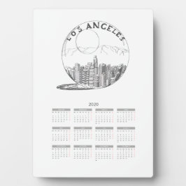 Kalenderreis naar de stad — Volledig jaar 2020 Fotoplaat