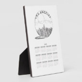 Kalenderreis naar de stad — Volledig jaar 2020 Fotoplaat (Zijkant)