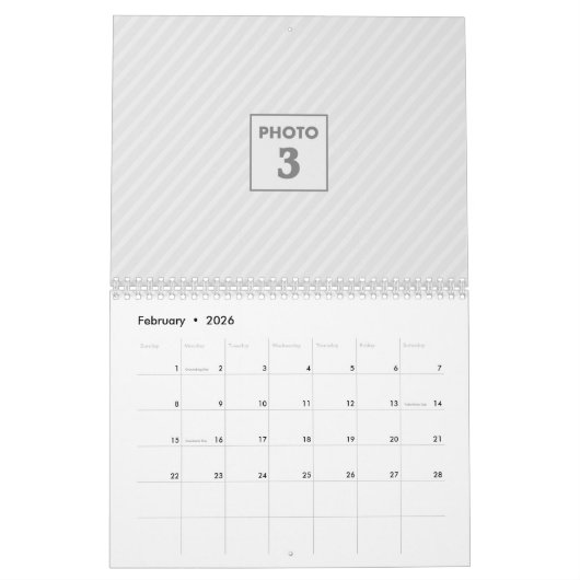 Kalenders Familiefoto Vrolijk Kerstfeest Kalender (Feb 2026)