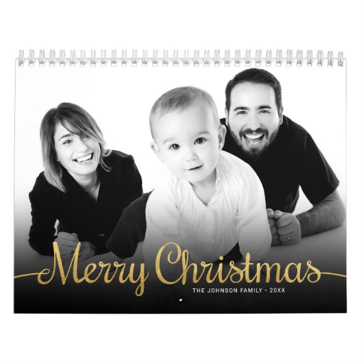 Kalenders Familiefoto Vrolijk Kerstfeest Kalender (Hoes)