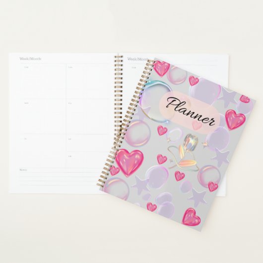 Kalenders & Planners hart en bubbel (Display)