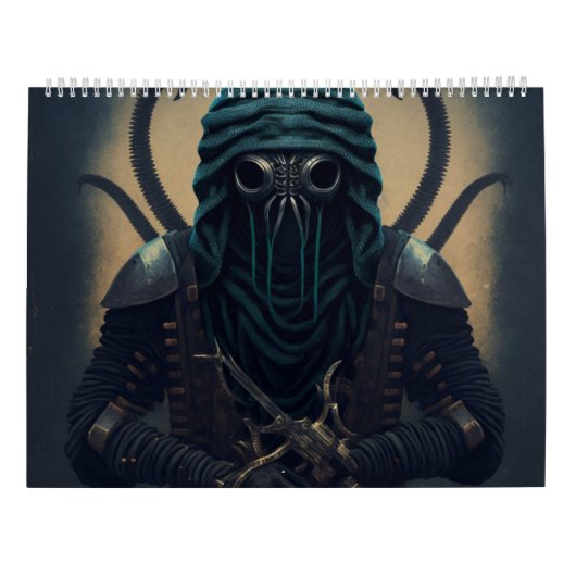 Kalenders warrior fantasy 2023 kalender (Achterkant)